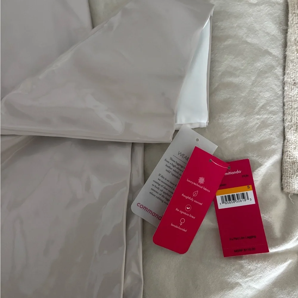 Commando faux patent leather leggings NWT color: porcelain - Picture 4 of 6